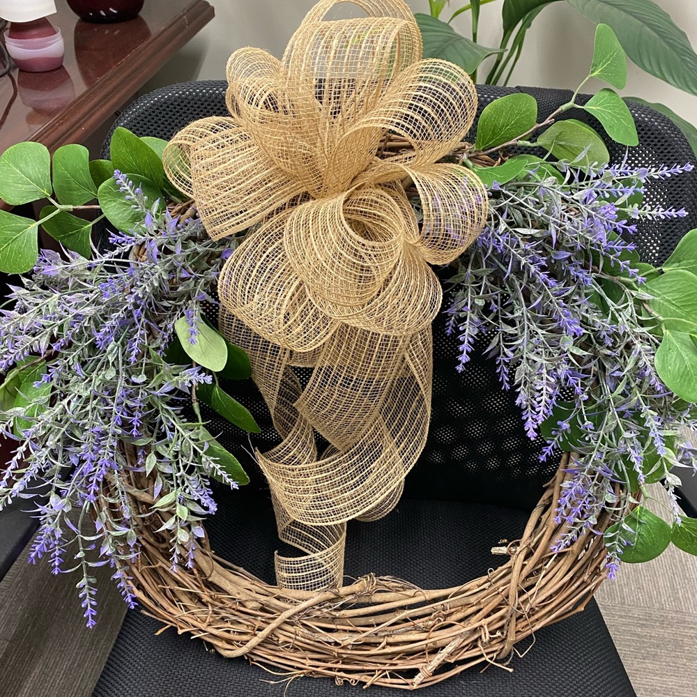20” lavender wreath